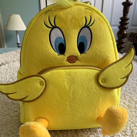 Loungefly Looney Tunes Tweety Bird Backpack Bag Purse 80th Anniversary NWT - Picture 1 of 16